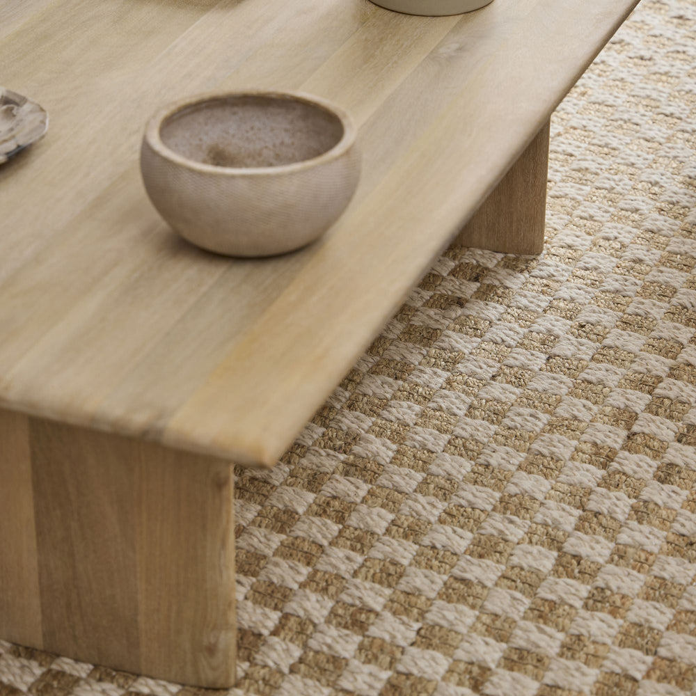 Anton Solid Wood Coffee Table - From Where -