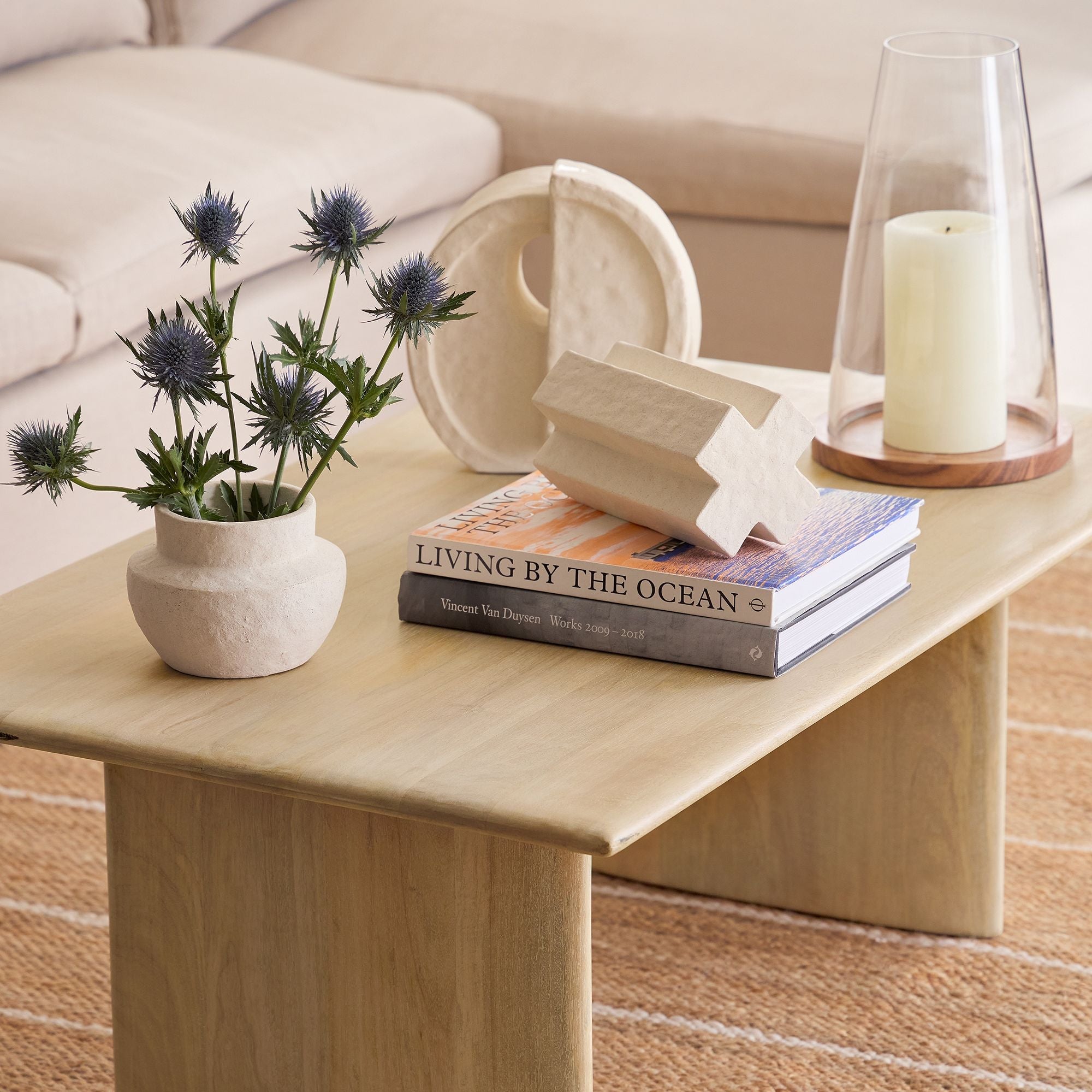 Anton Solid Wood Coffee Table - From Where - 