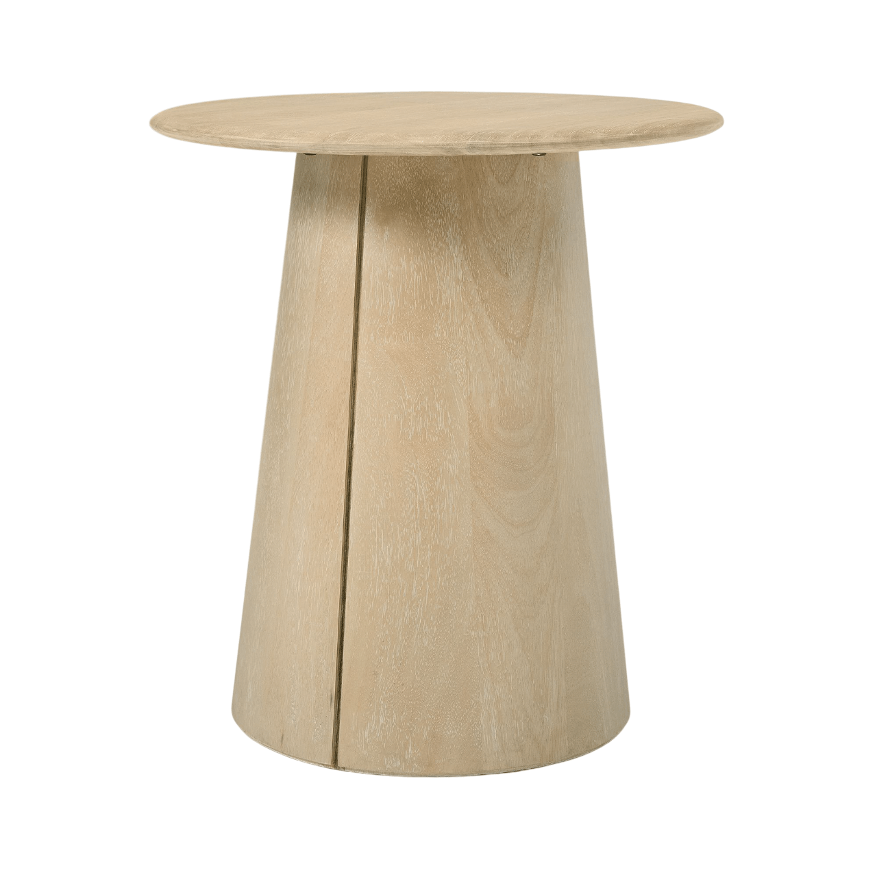 Anton Solid Wood Side Table (20") - From Where - 