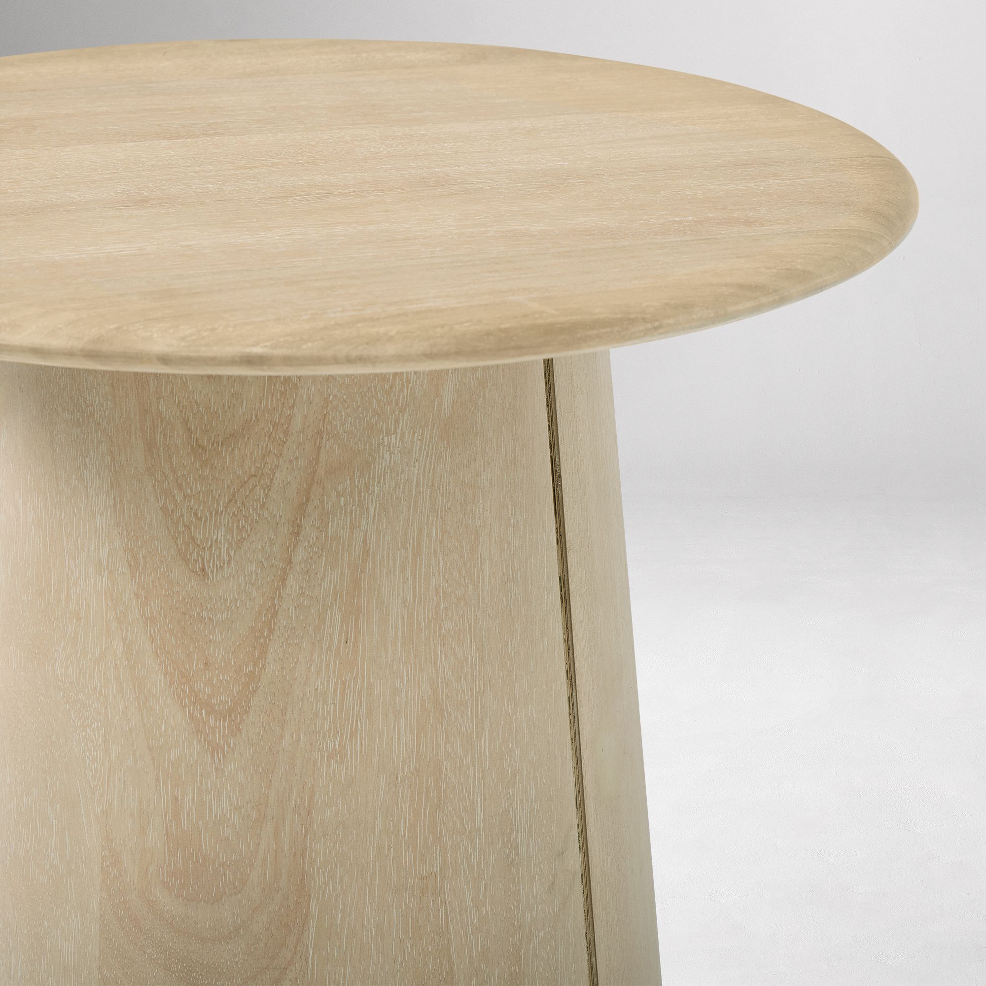 Anton Solid Wood Side Table (20") - From Where - 