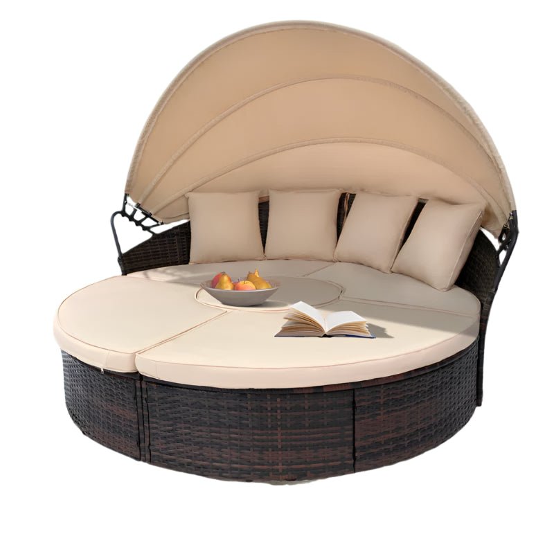 Antwan Wicker Patio Daybed - From Where - 