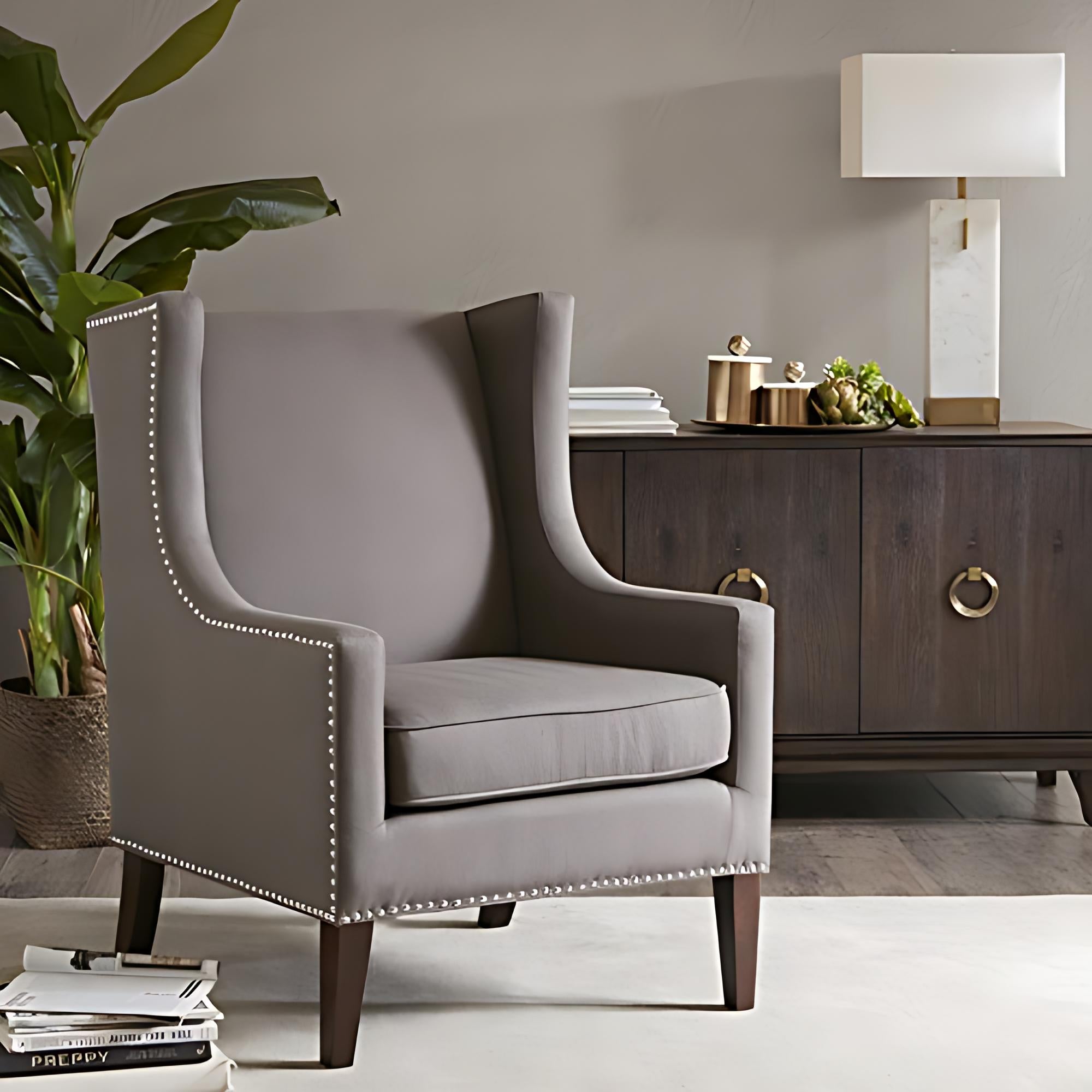 Aphrophina Wingback Chair - From Where - 