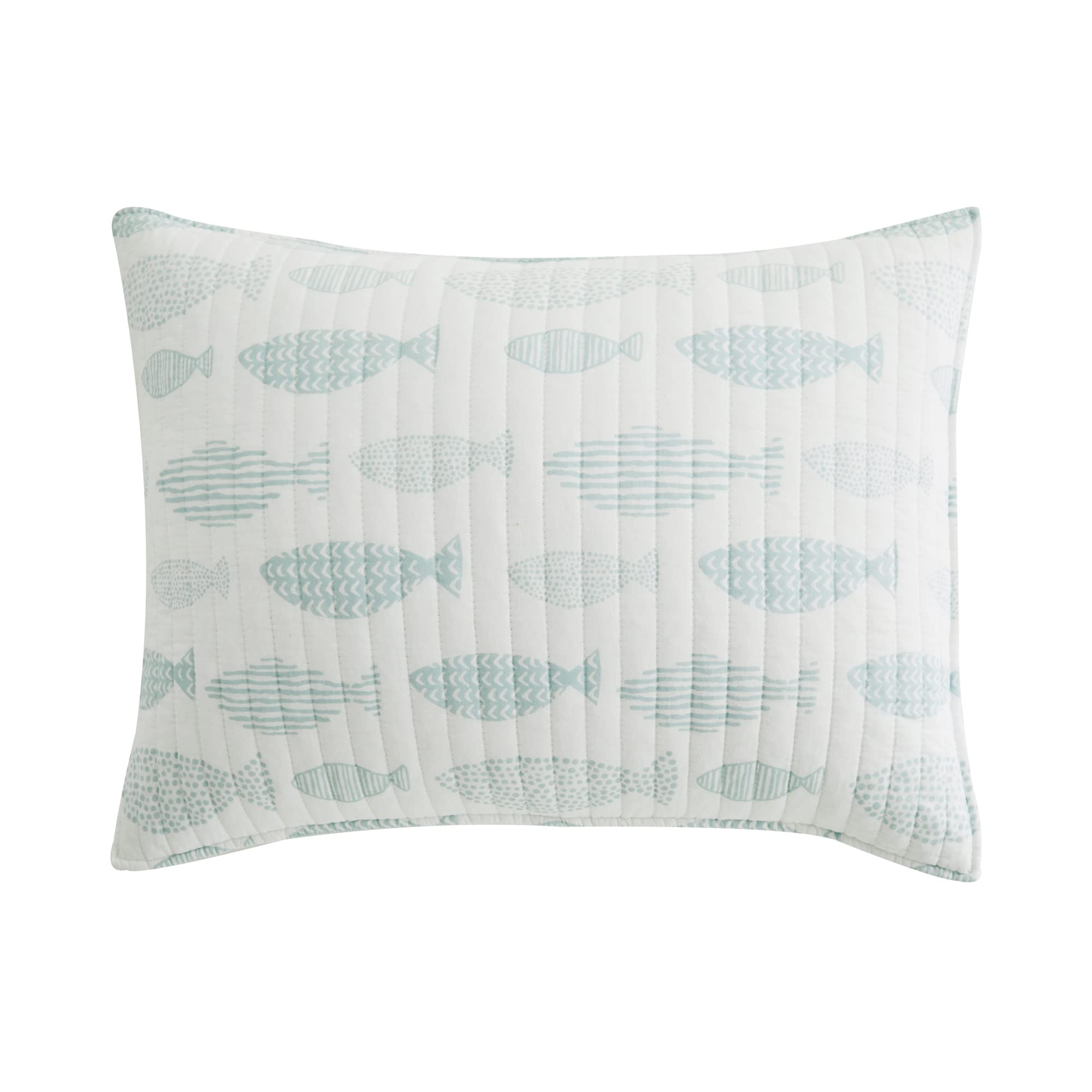 Aqua Breeze Full/Queen Quilt Set - From Where - 