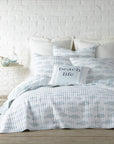 Aqua Breeze Full/Queen Quilt Set - From Where - 