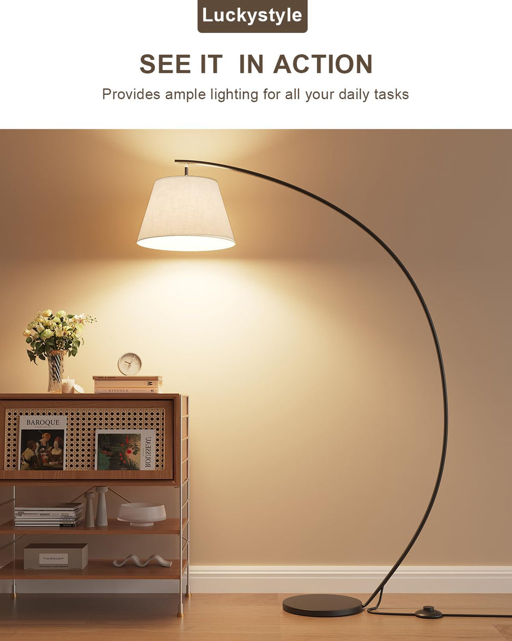Arc Floor Lamps for Living Room - From Where - 