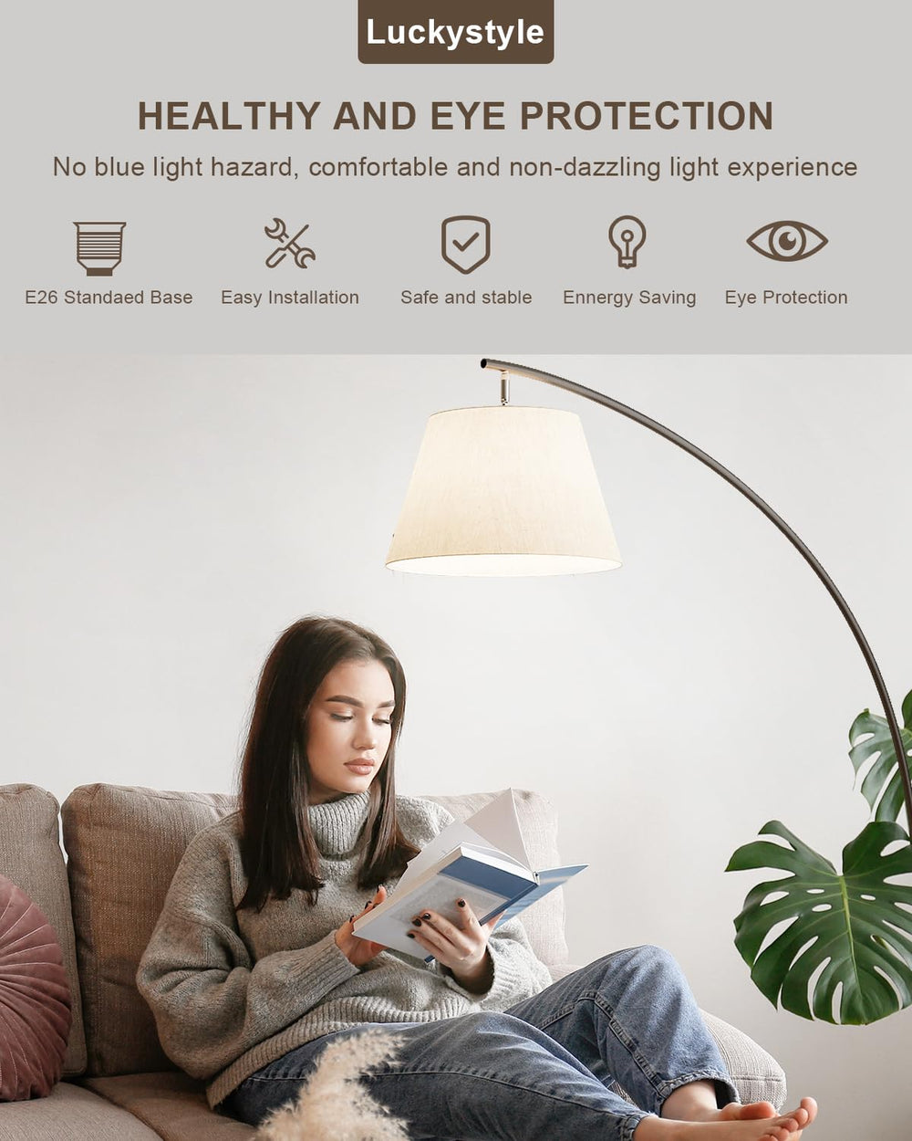 Arc Floor Lamps for Living Room - From Where - 