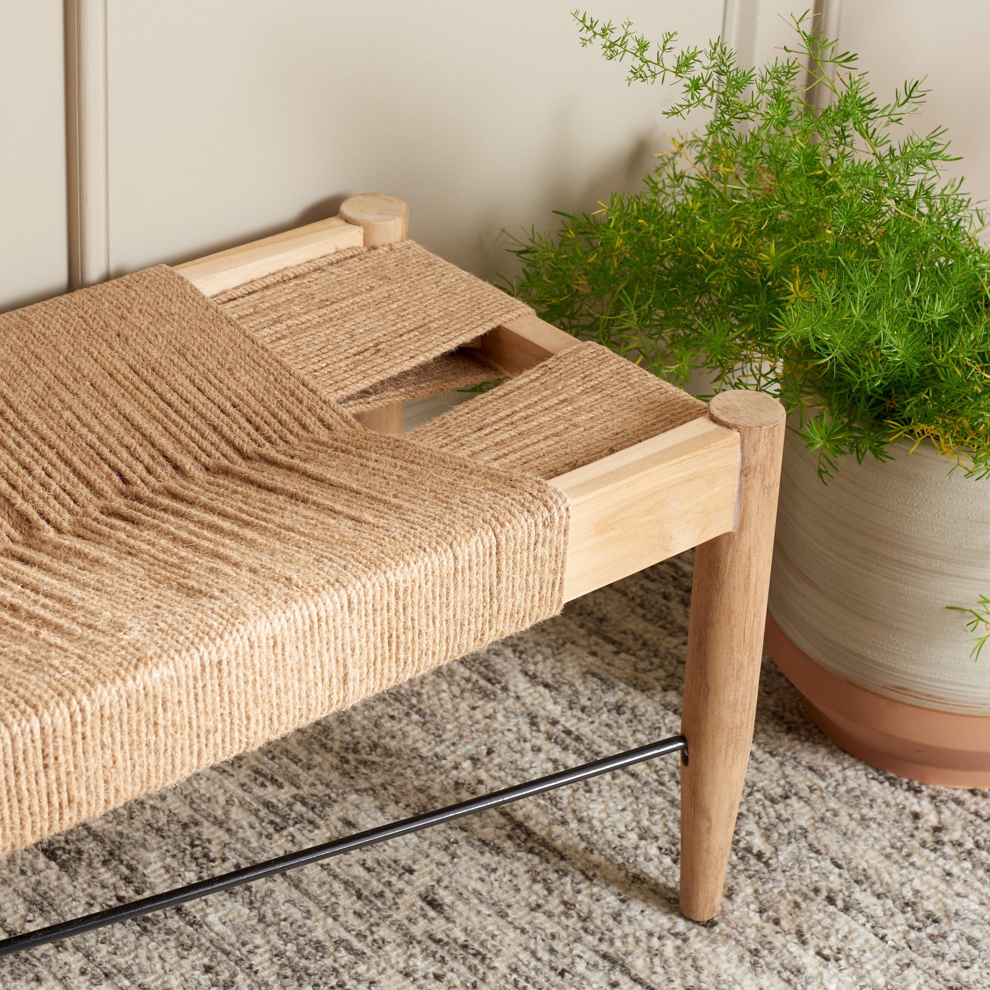 Arcana Jute Bench - From Where - 