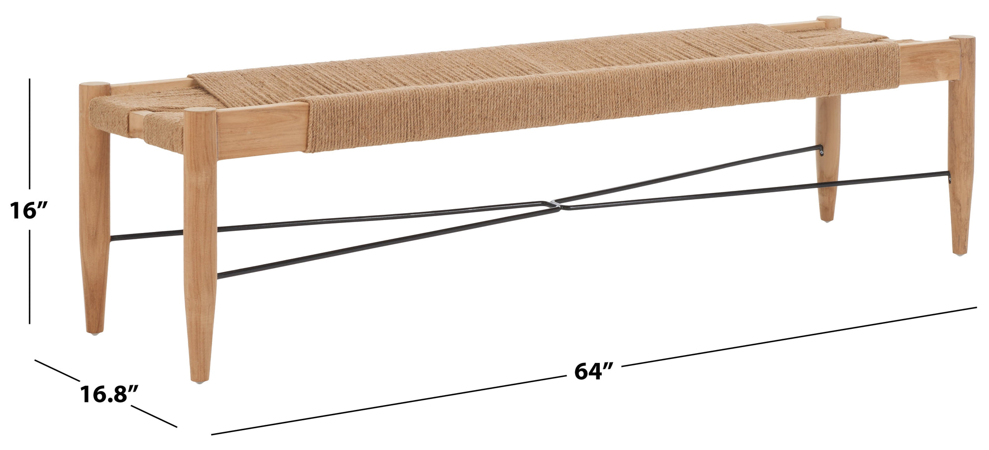 Arcana Jute Bench - From Where - 