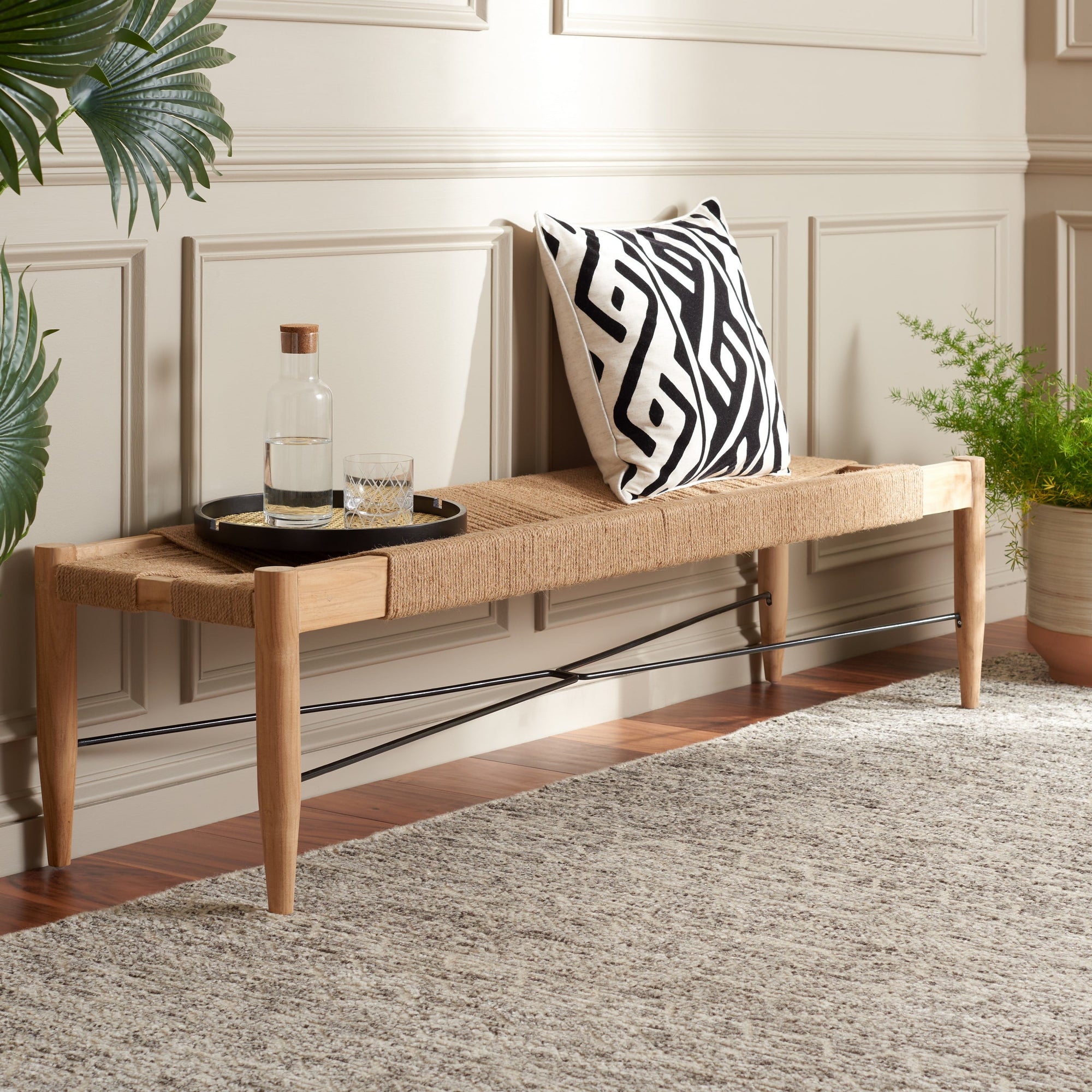 Arcana Jute Bench - From Where - 