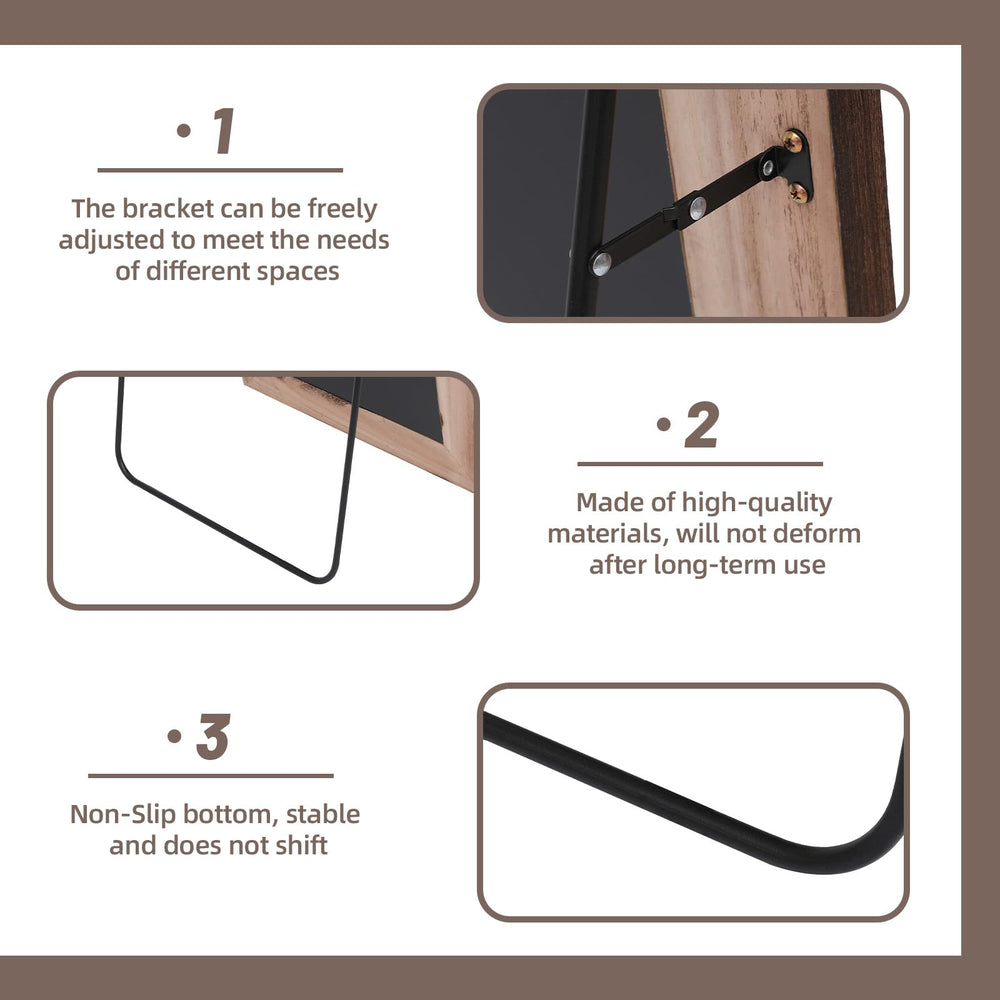 Arch Mirror with Solid Wood Frame - From Where - 