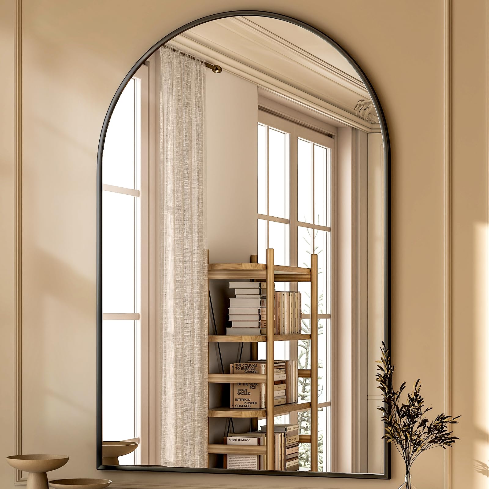 Arched Wall Mounted Vanity Mirror - From Where - 