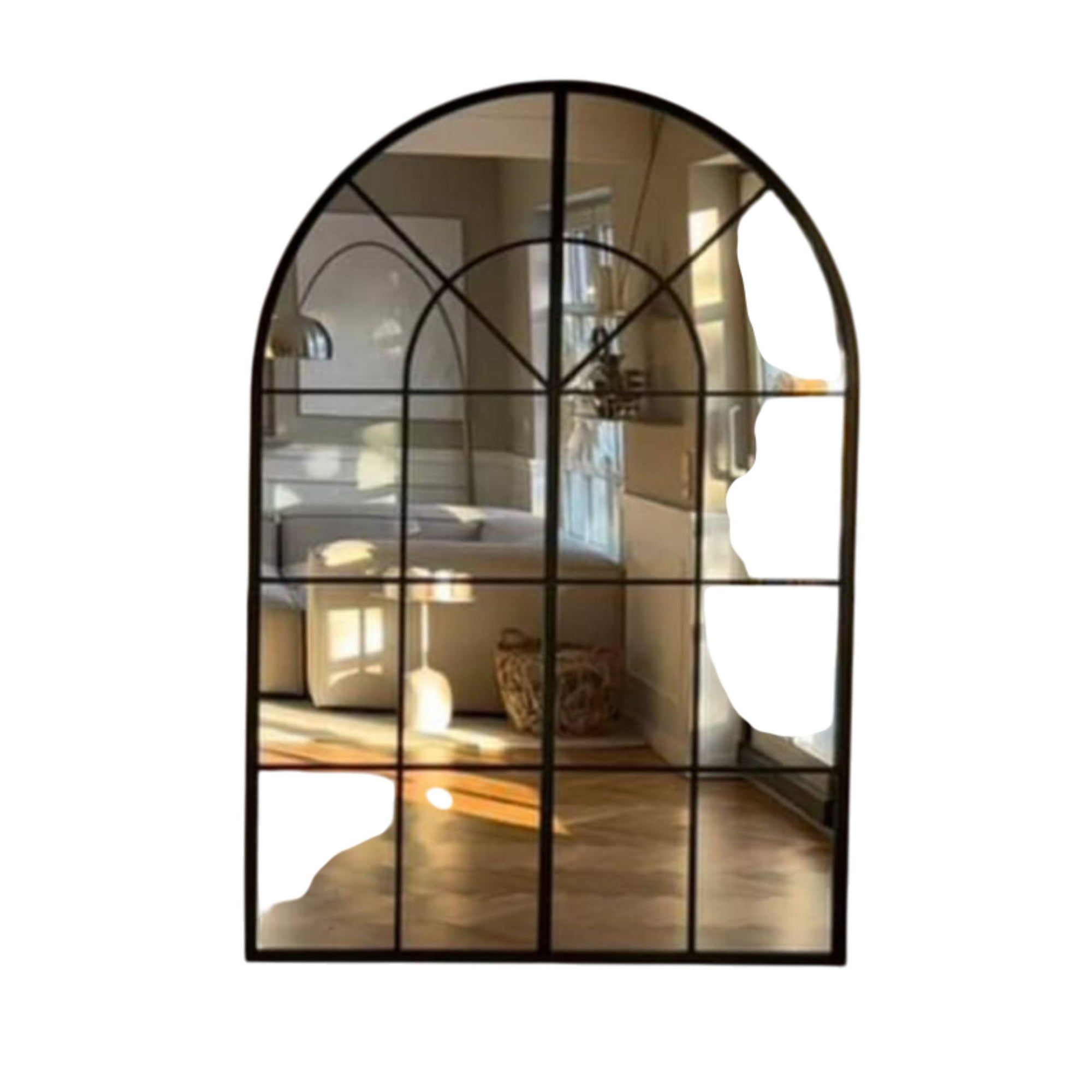 Arched Window Full Length Wall Mirror - From Where - 