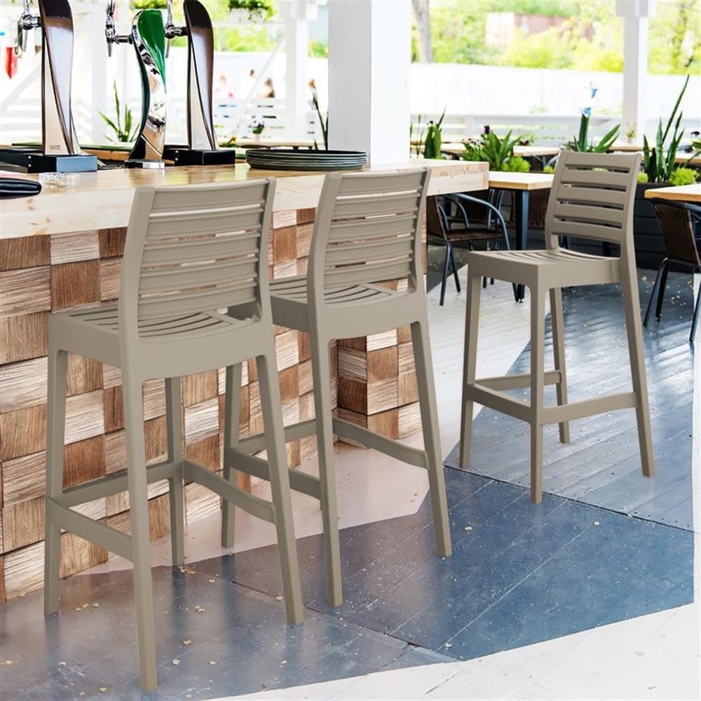 Ares Resin Barstool (Set of 2) - From Where - 