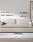 Aris Deep 88" Bench Sofa - From Where Finds - 