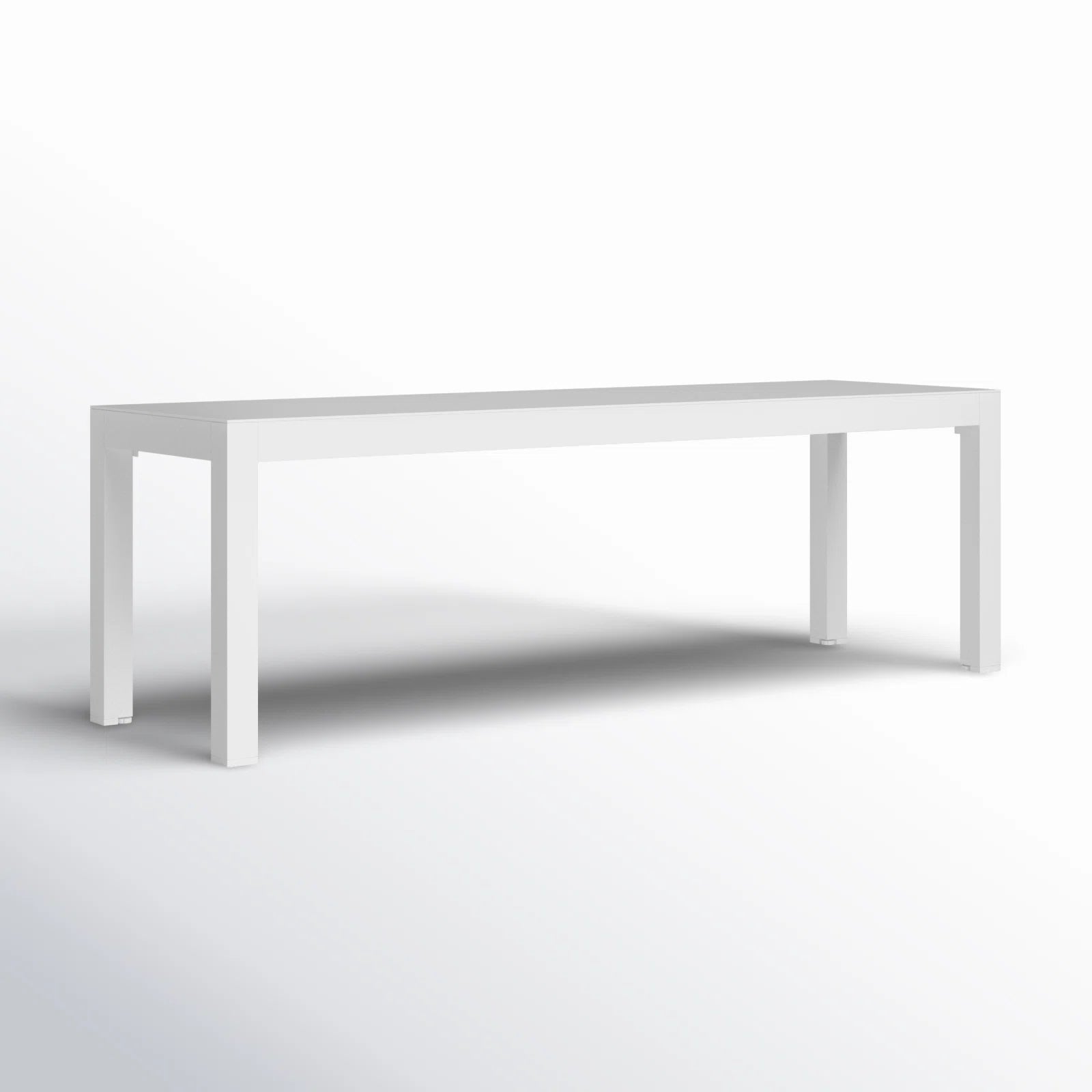Armando Aluminum Dining Bench - From Where - 