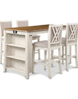 Arnott 5 - Piece Solid Wood Dining Set - From Where - 