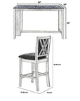Arnott 5 - Piece Solid Wood Dining Set - From Where - 