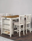 Arnott 5 - Piece Solid Wood Dining Set - From Where - 