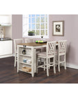 Arnott 5 - Piece Solid Wood Dining Set - From Where - 