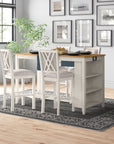 Arnott 5 - Piece Solid Wood Dining Set - From Where - 