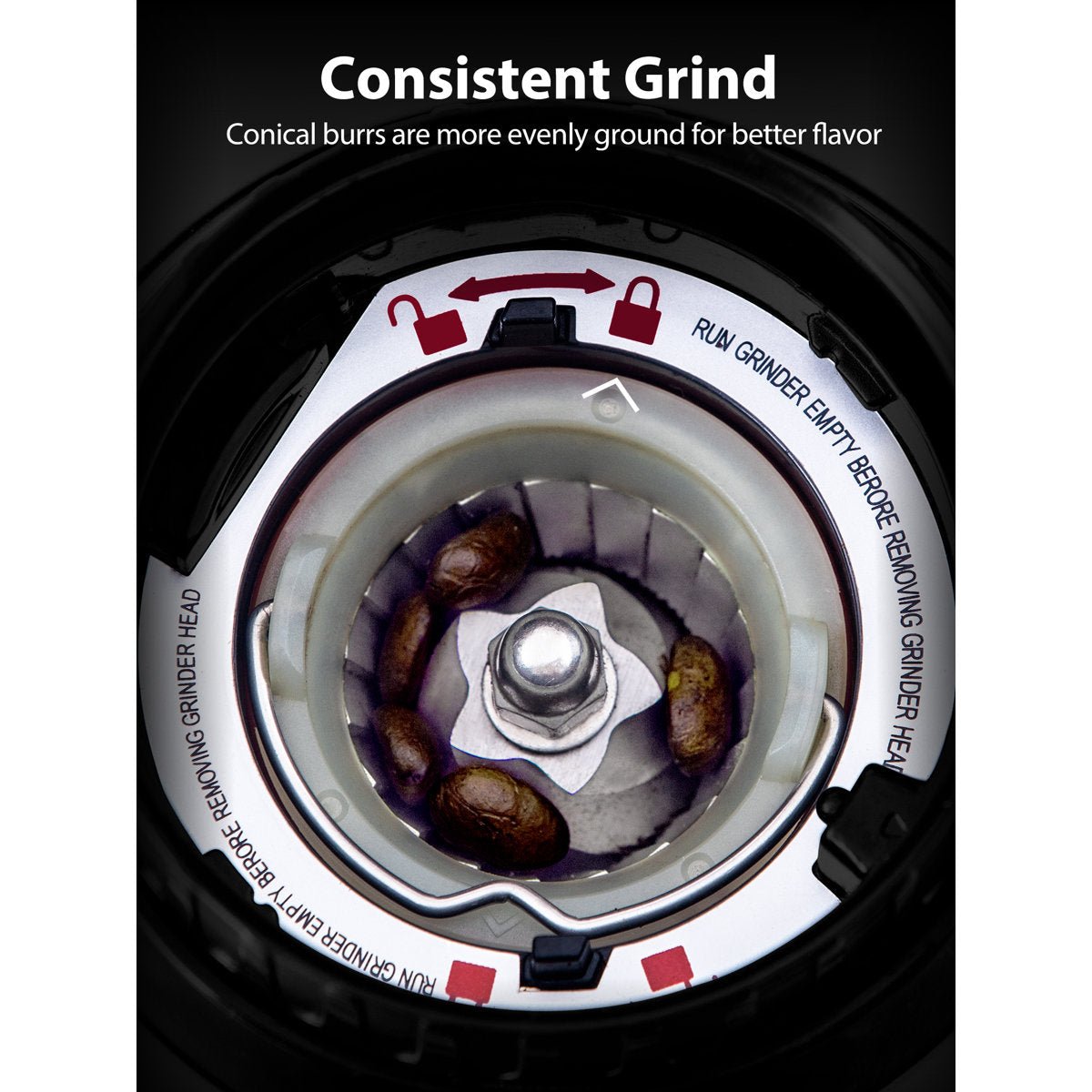 Aromaster Burr Coffee Grinder - From Where - 