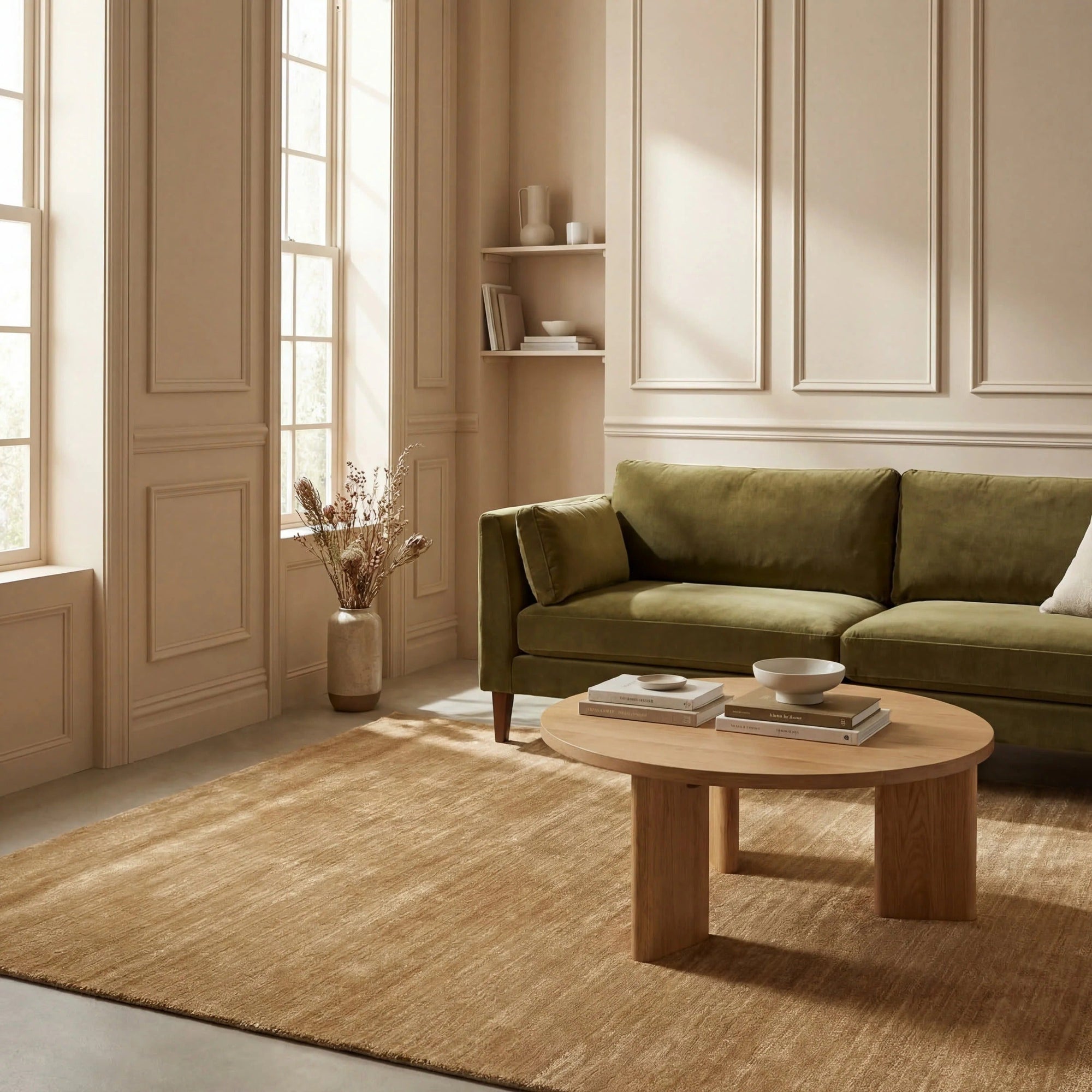 Arrel Speckled Wool - Blend Rug - From Where Finds - 