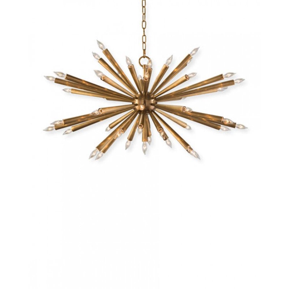 Art Deco Starburst Chandelier - From Where - 