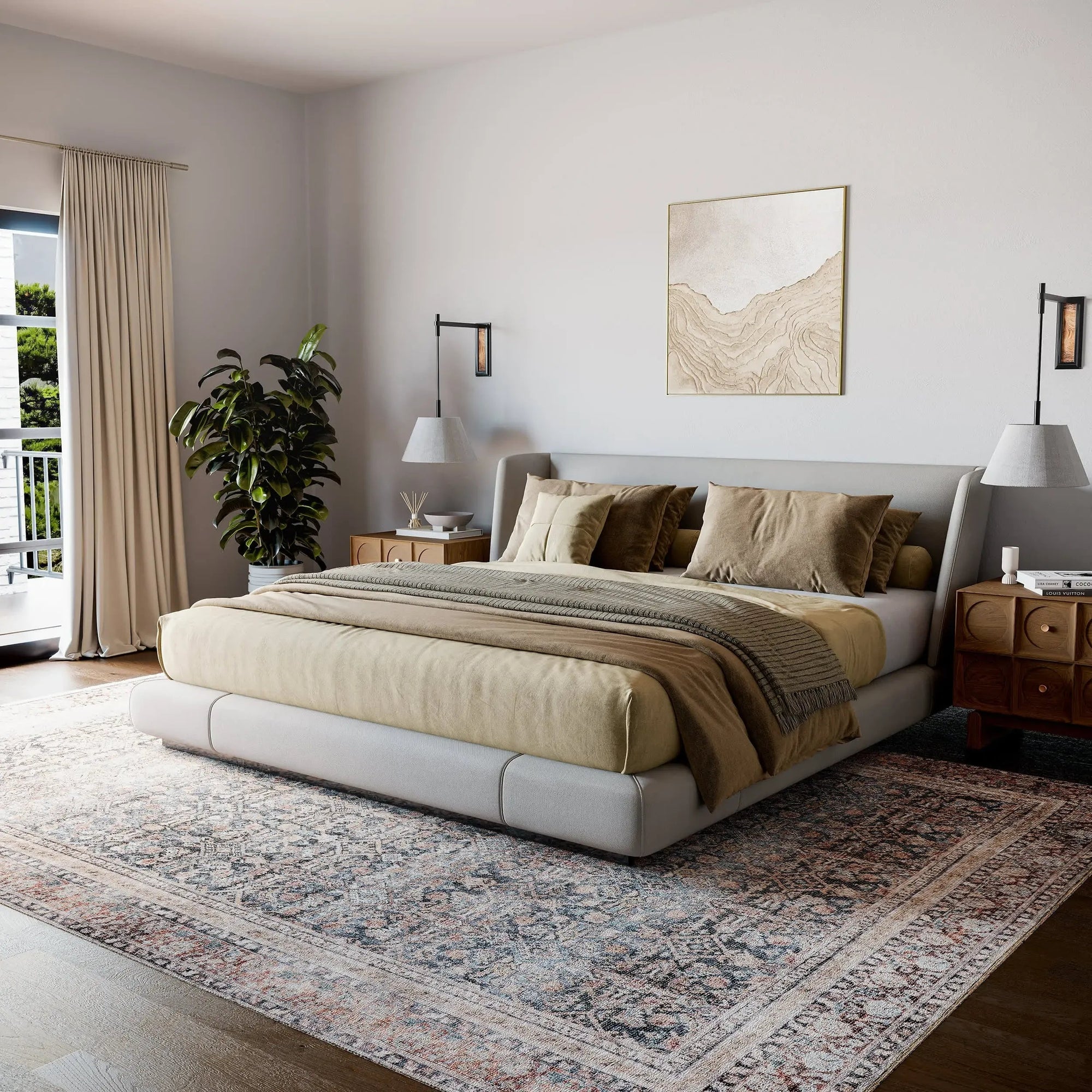 Artemis Vintage Medallion Rug - From Where Finds - 