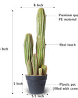 Artificial 24" Cactus - From Where - 