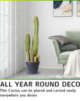 Artificial 24" Cactus - From Where - 