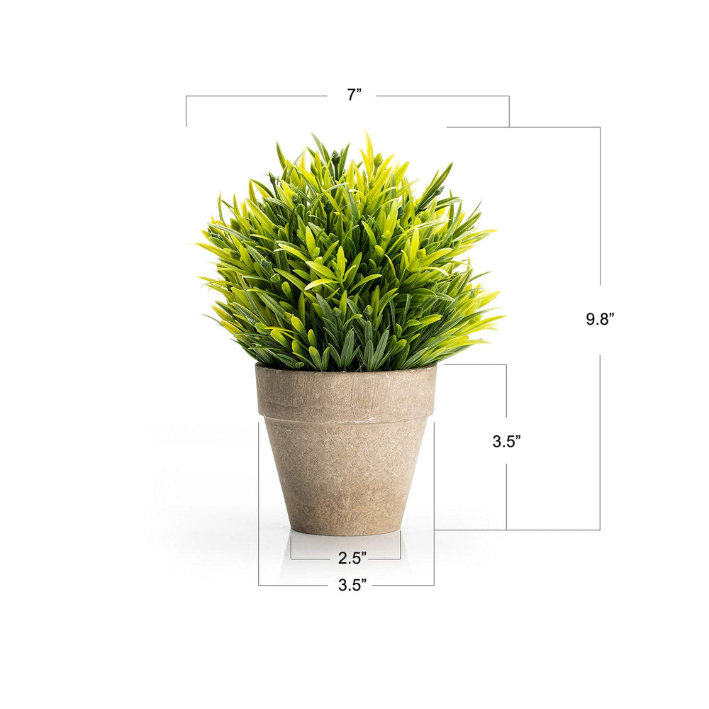 Artificial Grass Potted Plant - From Where - 