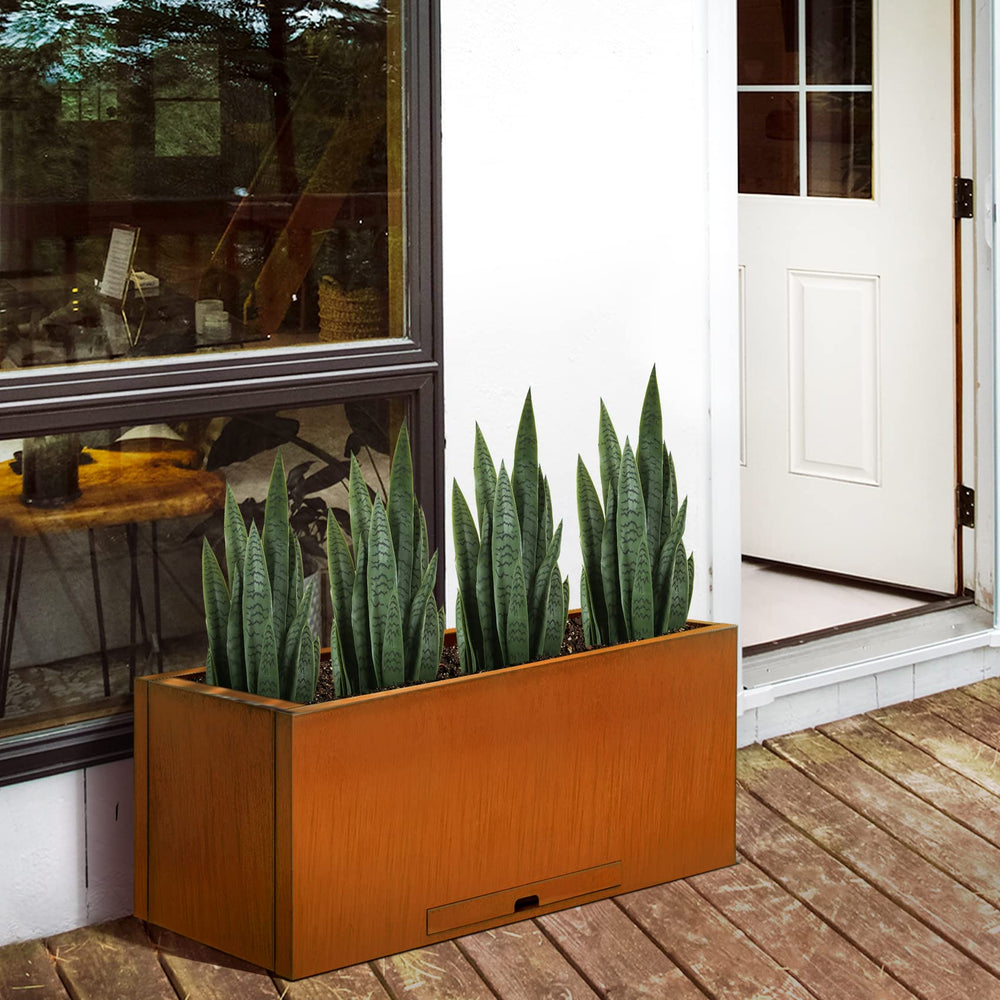 artificial outdoor snake plant Worth Garden 3ft Artificial Snake Plant Fake Sansevieria Indoor Outdoor 28 Thick Leaves Lifelike Faux Silk Plant Home Decor Moth