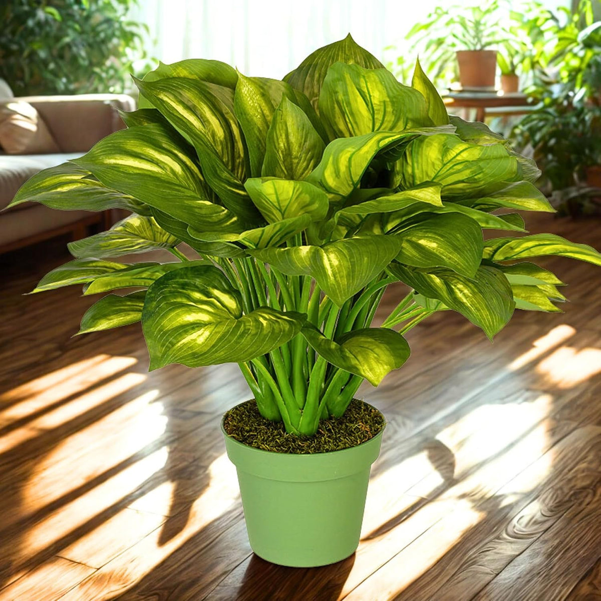 Artificial Large Hosta Plant - From Where Finds -