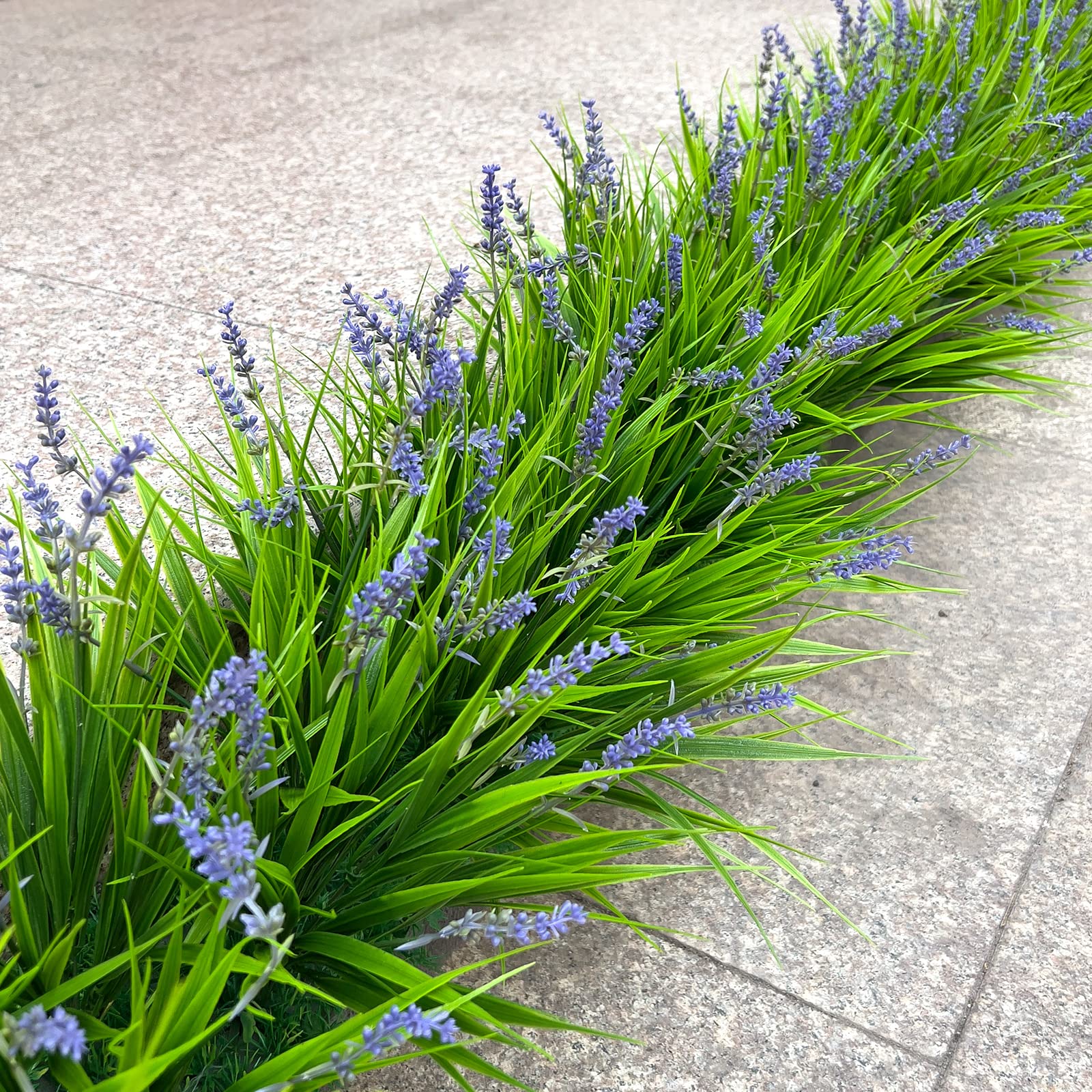 Artificial Monkey Grass with Flowers - From Where - 