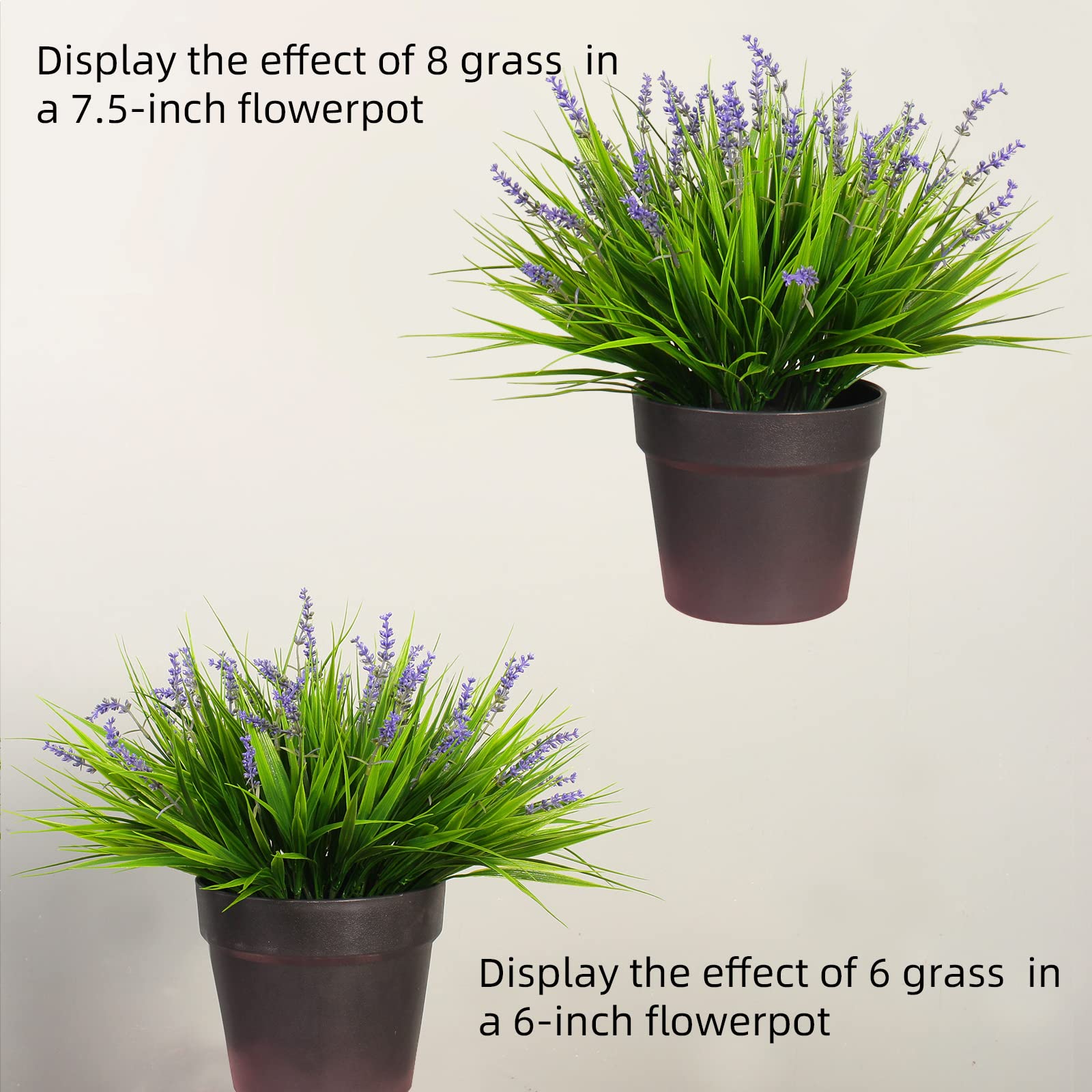 Artificial Monkey Grass with Flowers - From Where - 