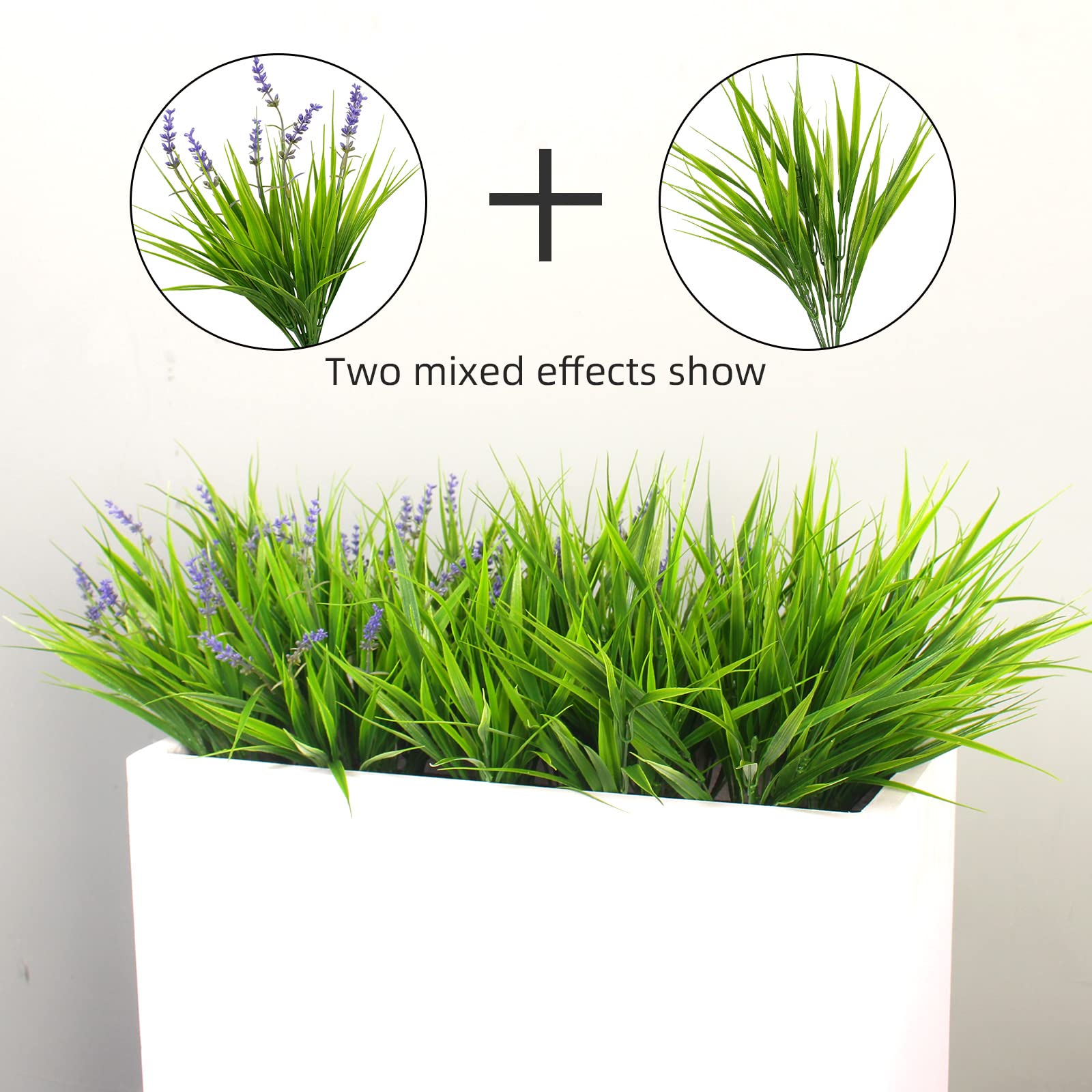 Artificial Monkey Grass with Flowers - From Where - 