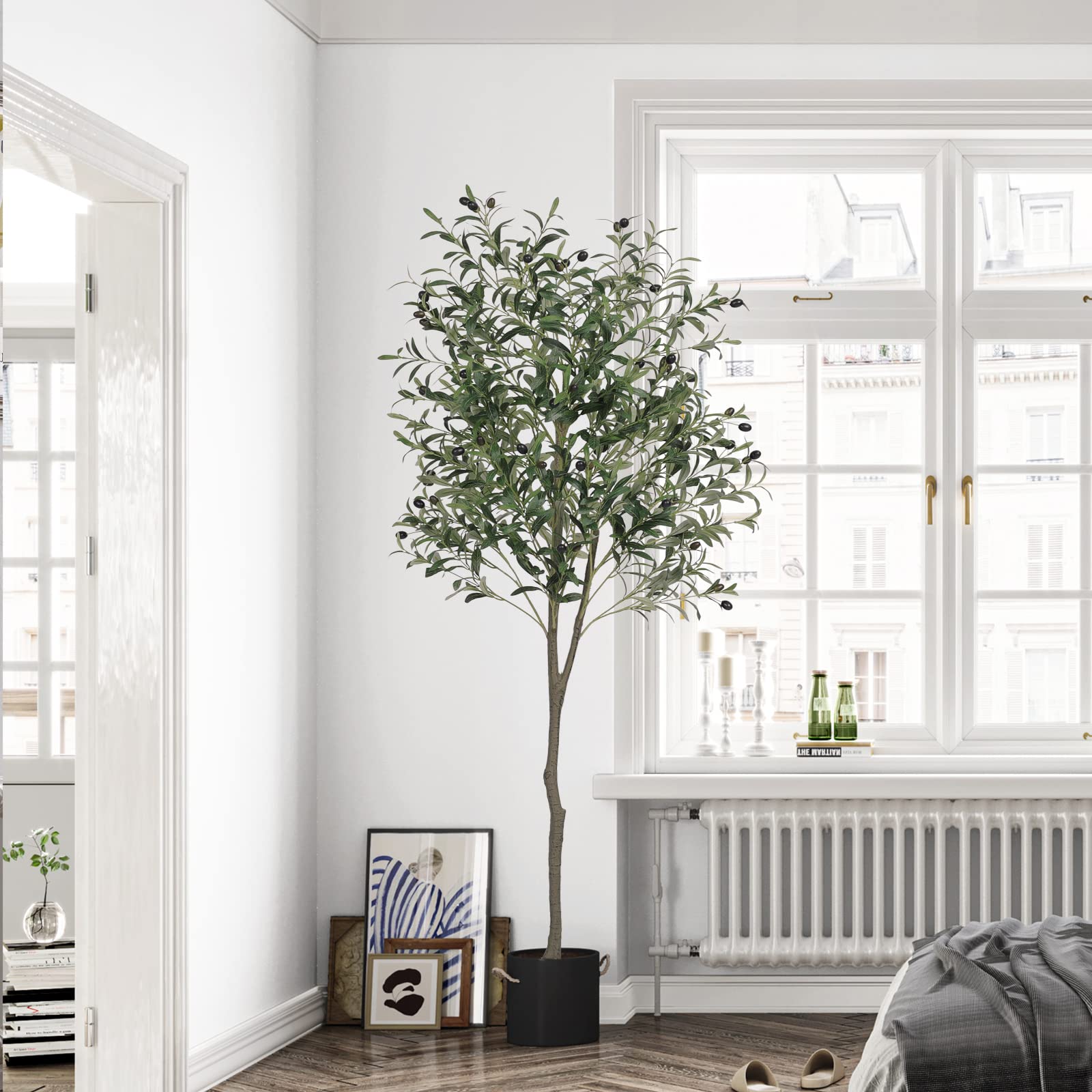 Artificial Olive Potted Tree 6ft Tall - From Where - 