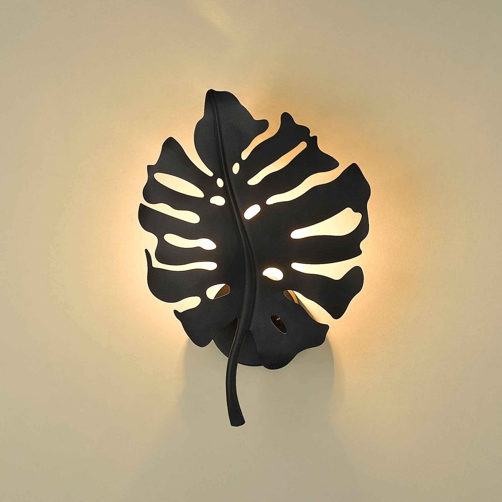 Aruba Natural Black Wall Sconce - From Where - 