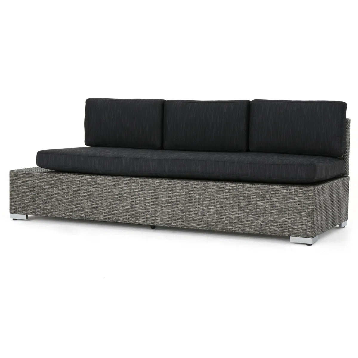 Arville 75.5" Wicker Patio Sofa - From Where - 