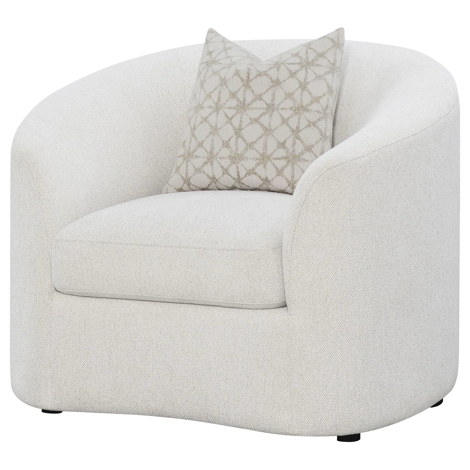 Ashleen Upholstered Barrel Chair - From Where - 