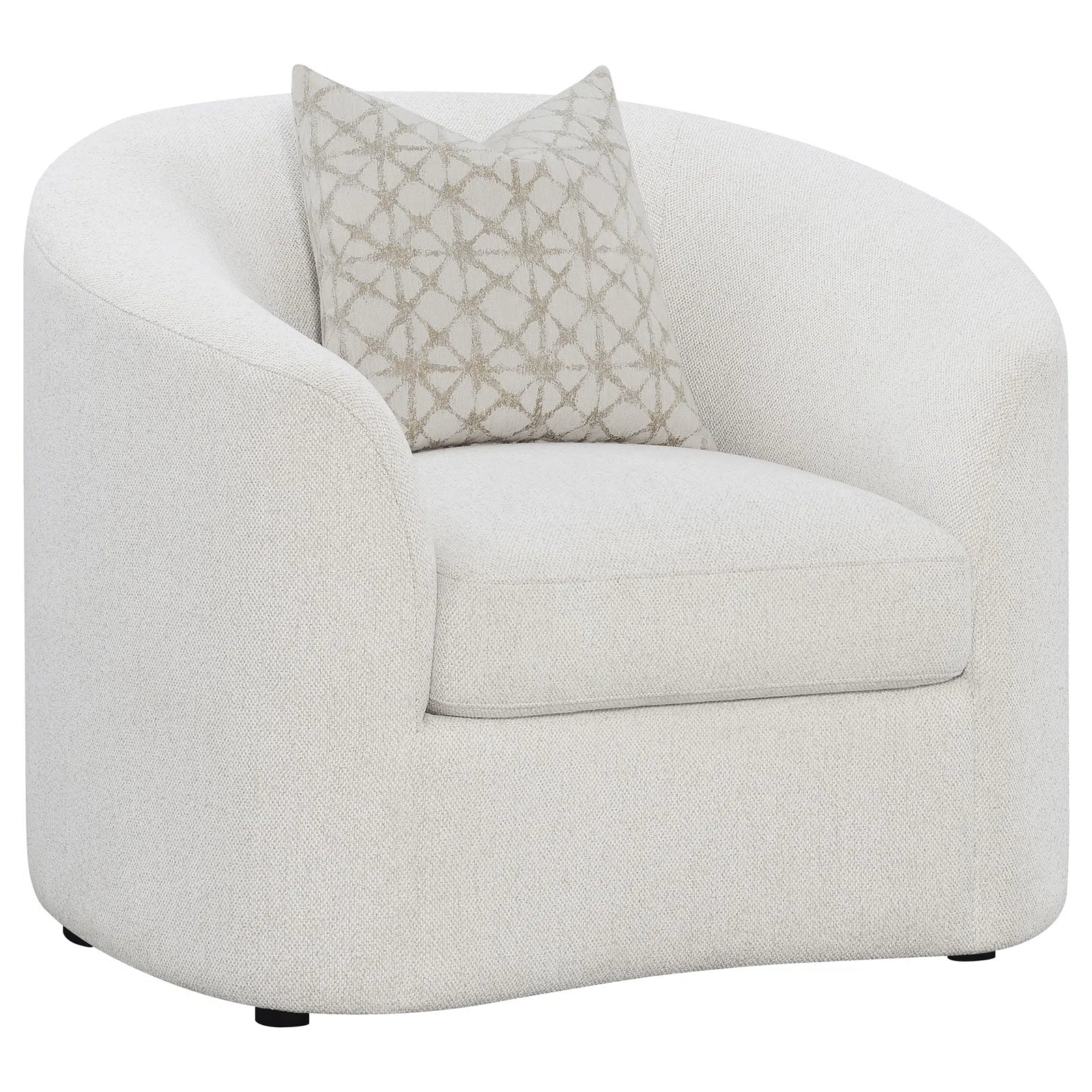 Ashleen Upholstered Barrel Chair - From Where - 