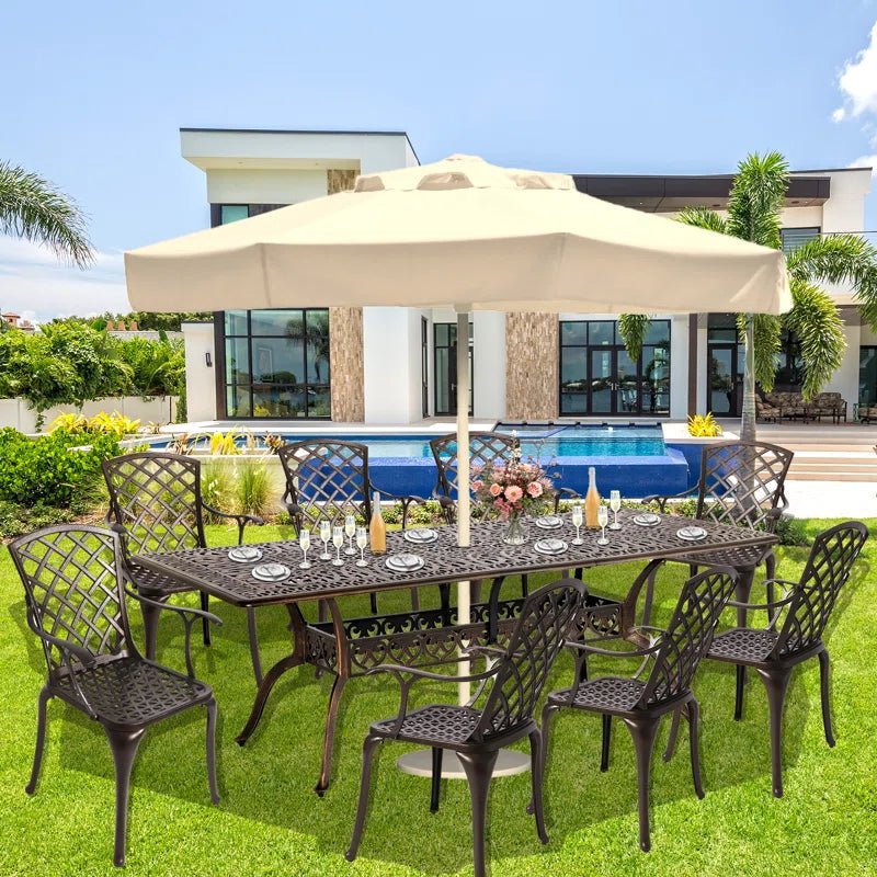 Assiyah 8 - Person Outdoor Dining Set - From Where - 