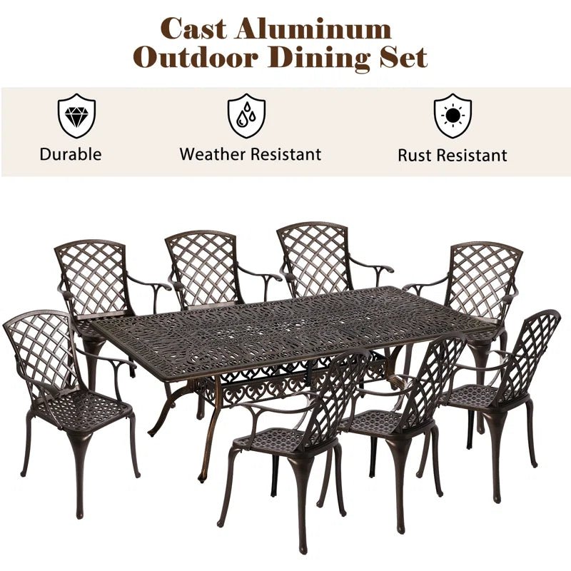 Assiyah 8 - Person Outdoor Dining Set - From Where - 