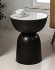 Atarah Handmade Hourglass End Table - From Where - 