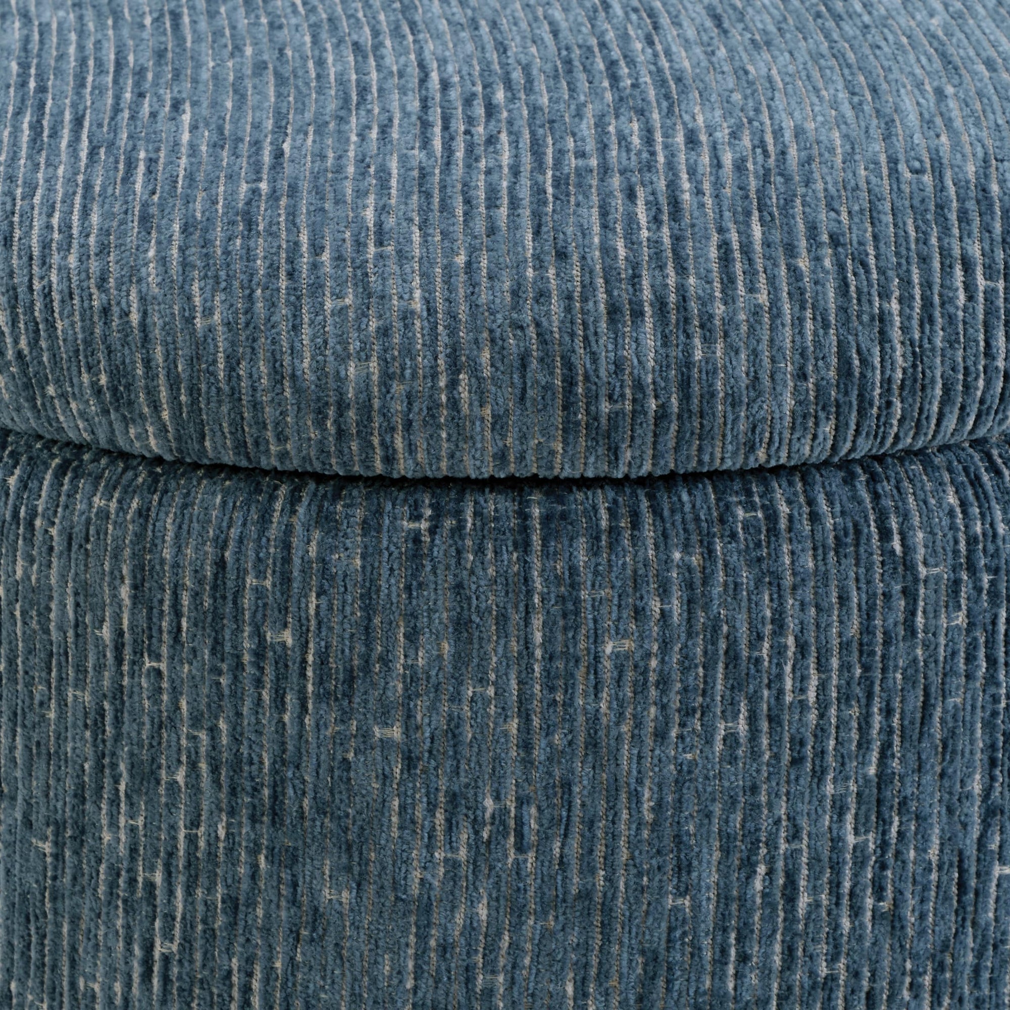 Atlantic Round Storage Ottoman - From Where Finds - 