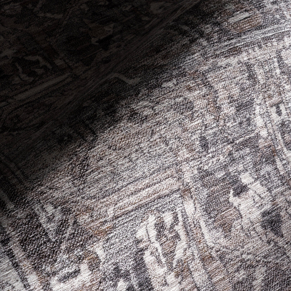 Atrium Medallion Spill Proof Washable Rug - From Where Finds -