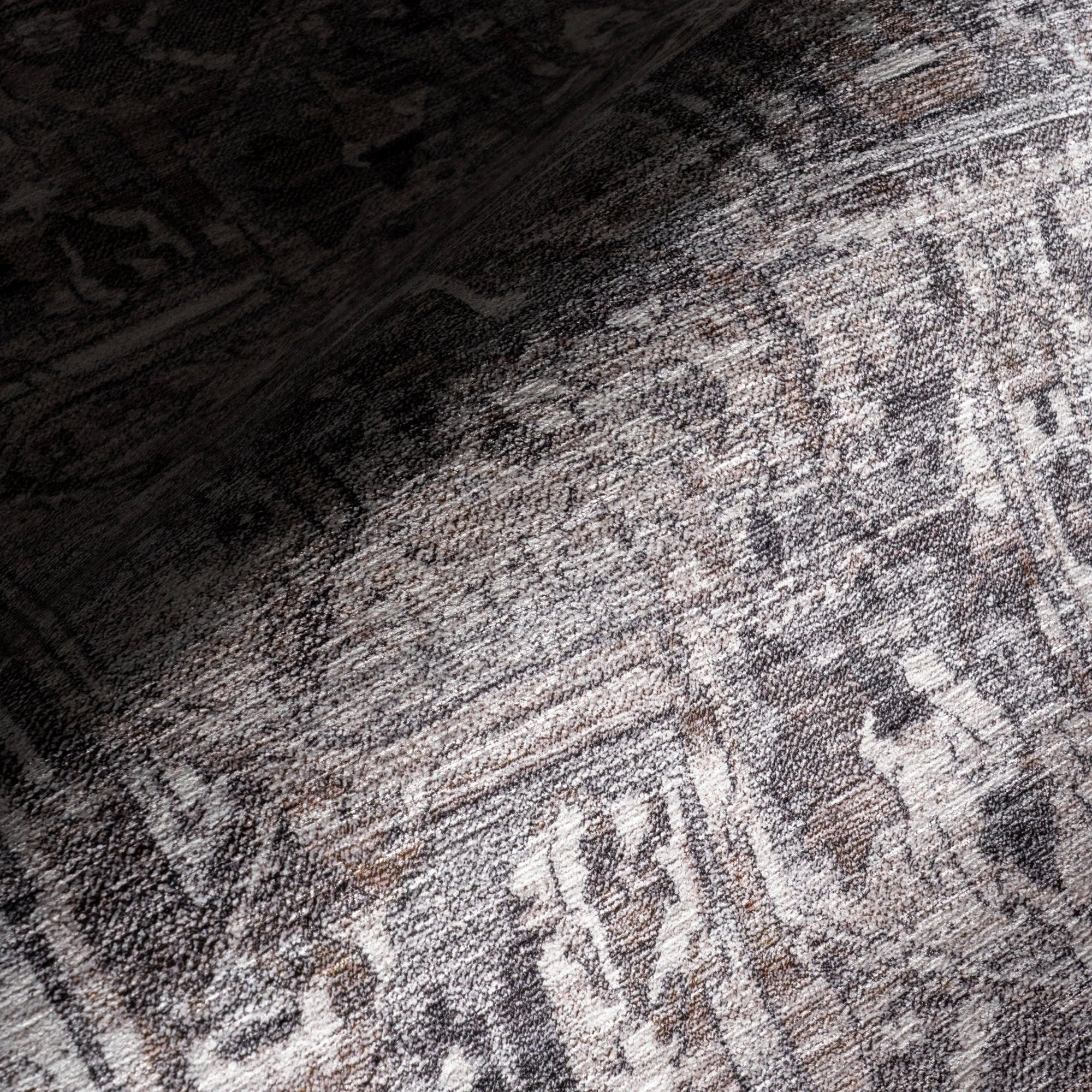 Atrium Medallion Spill Proof Washable Rug - From Where Finds -