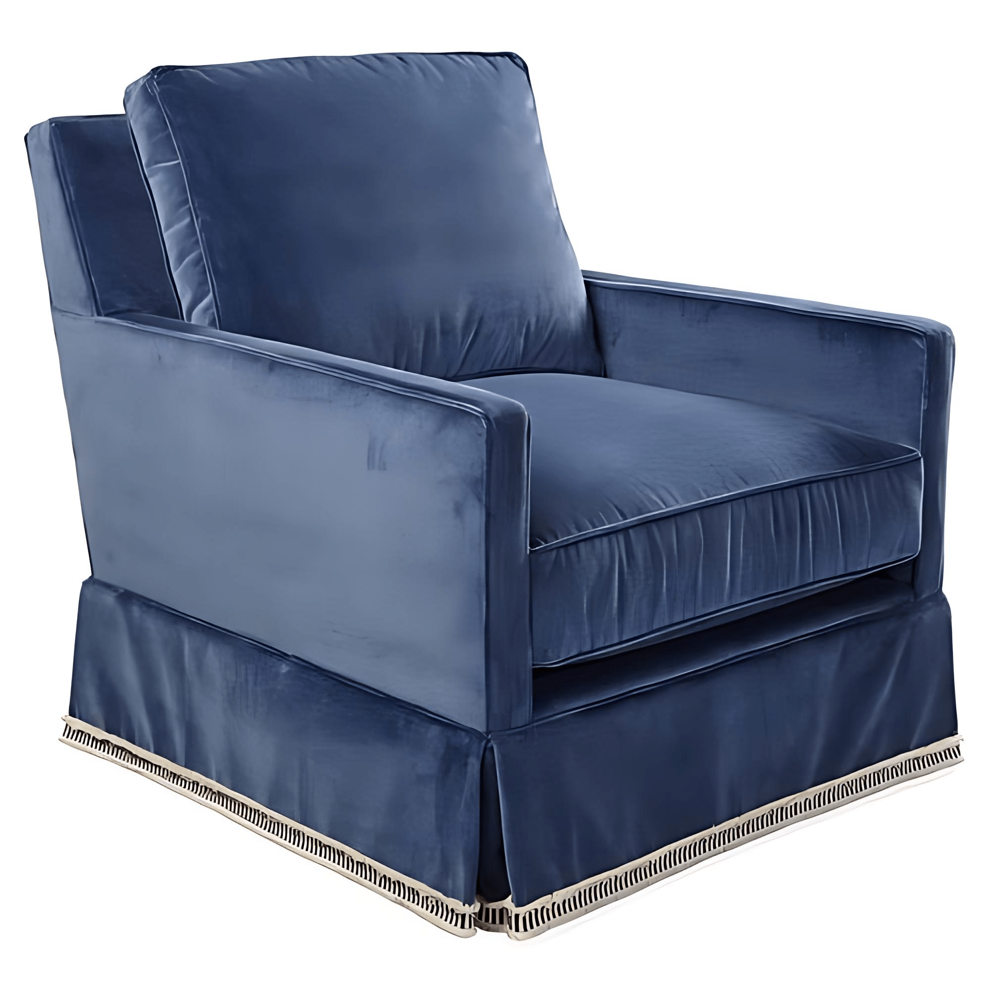 Auburn Velvet Club Chair - From Where - 