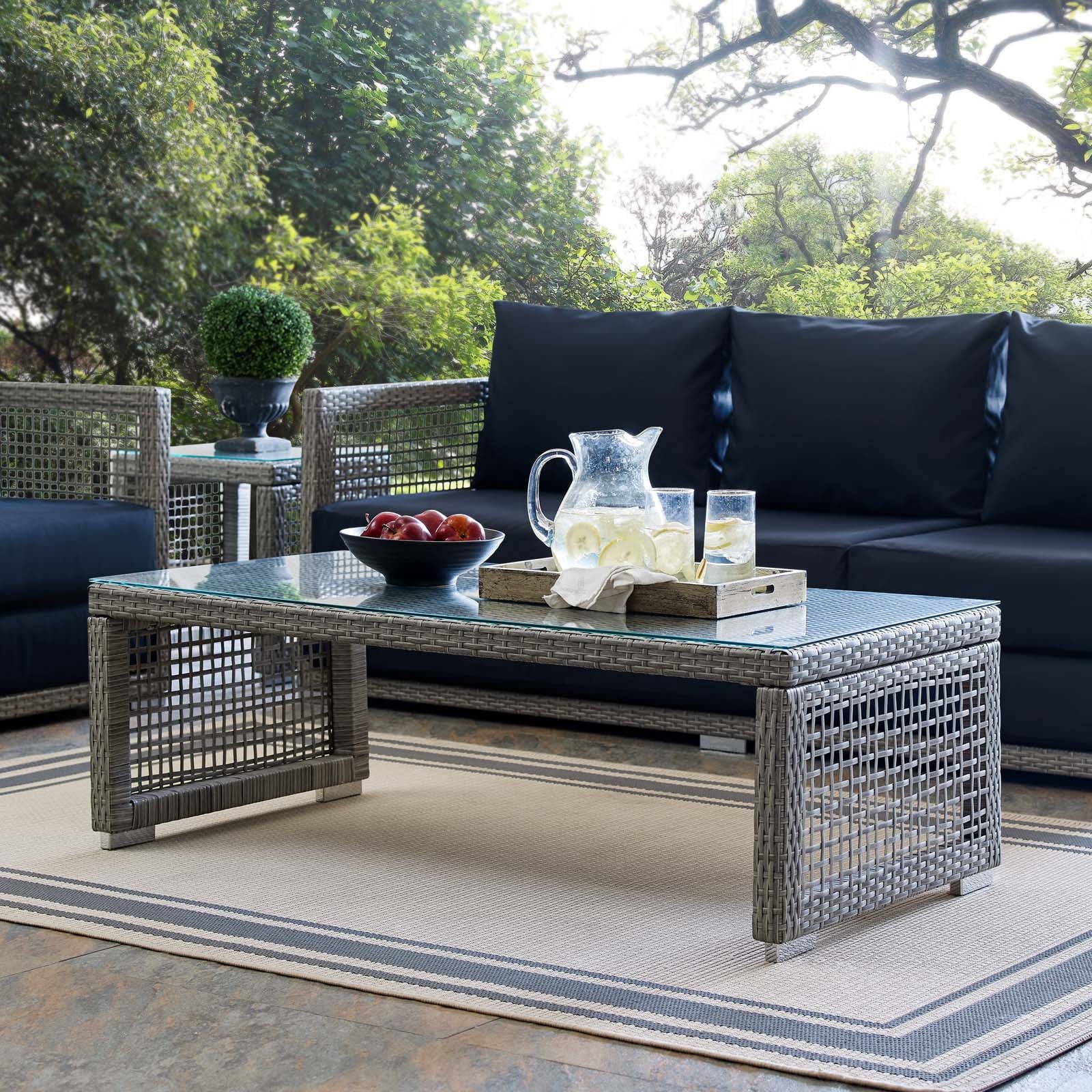 Aura Outdoor Patio Coffee Table - From Where - 