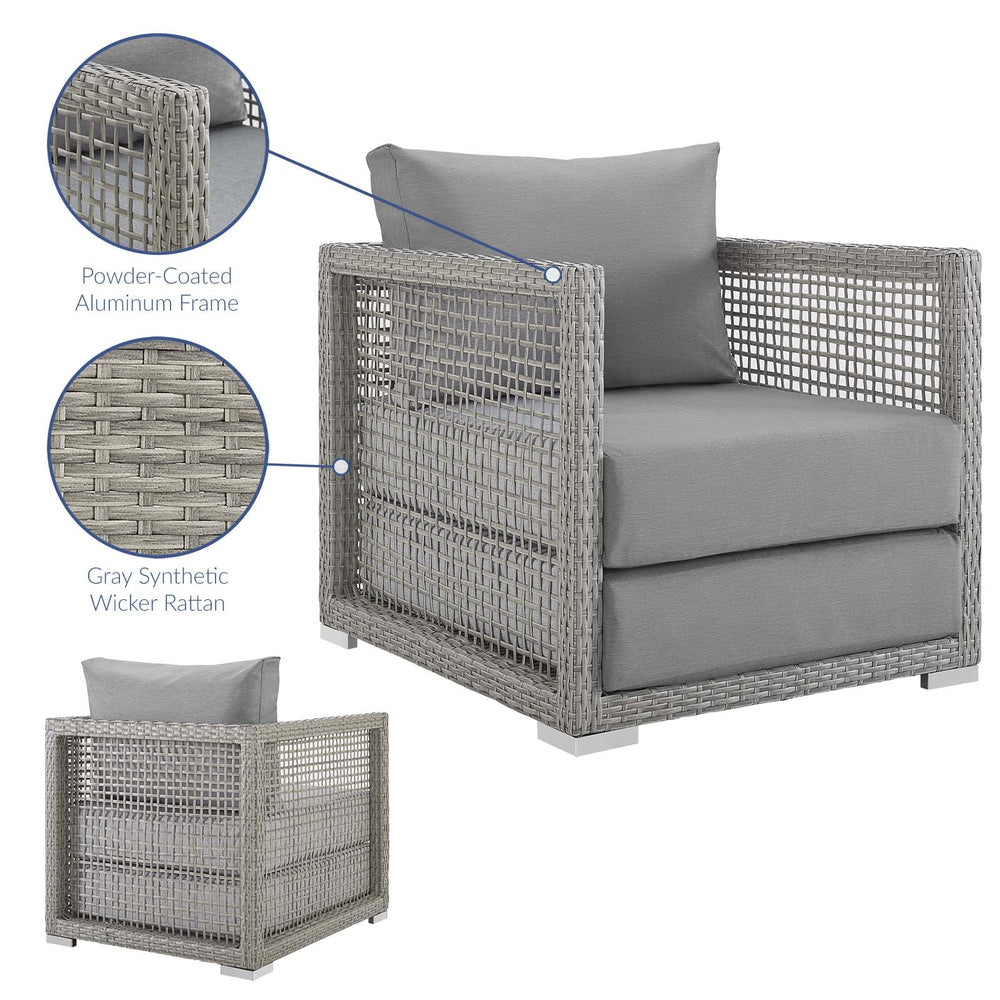Aura Rattan Outdoor Patio Armchair - From Where Finds - 